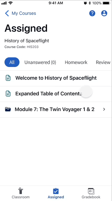 Entry point exploration - expanded table of contents
