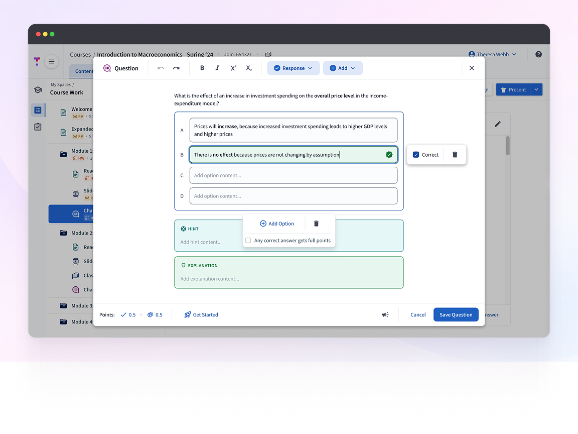 Building a better question experience